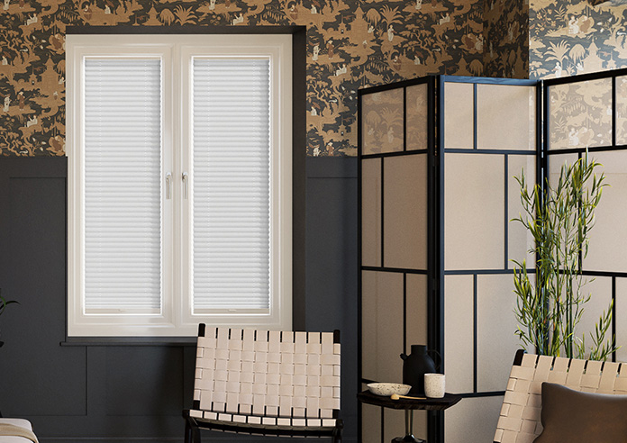 Solaris, Platinum - Stick Fit Pleated Blind - Image 6
